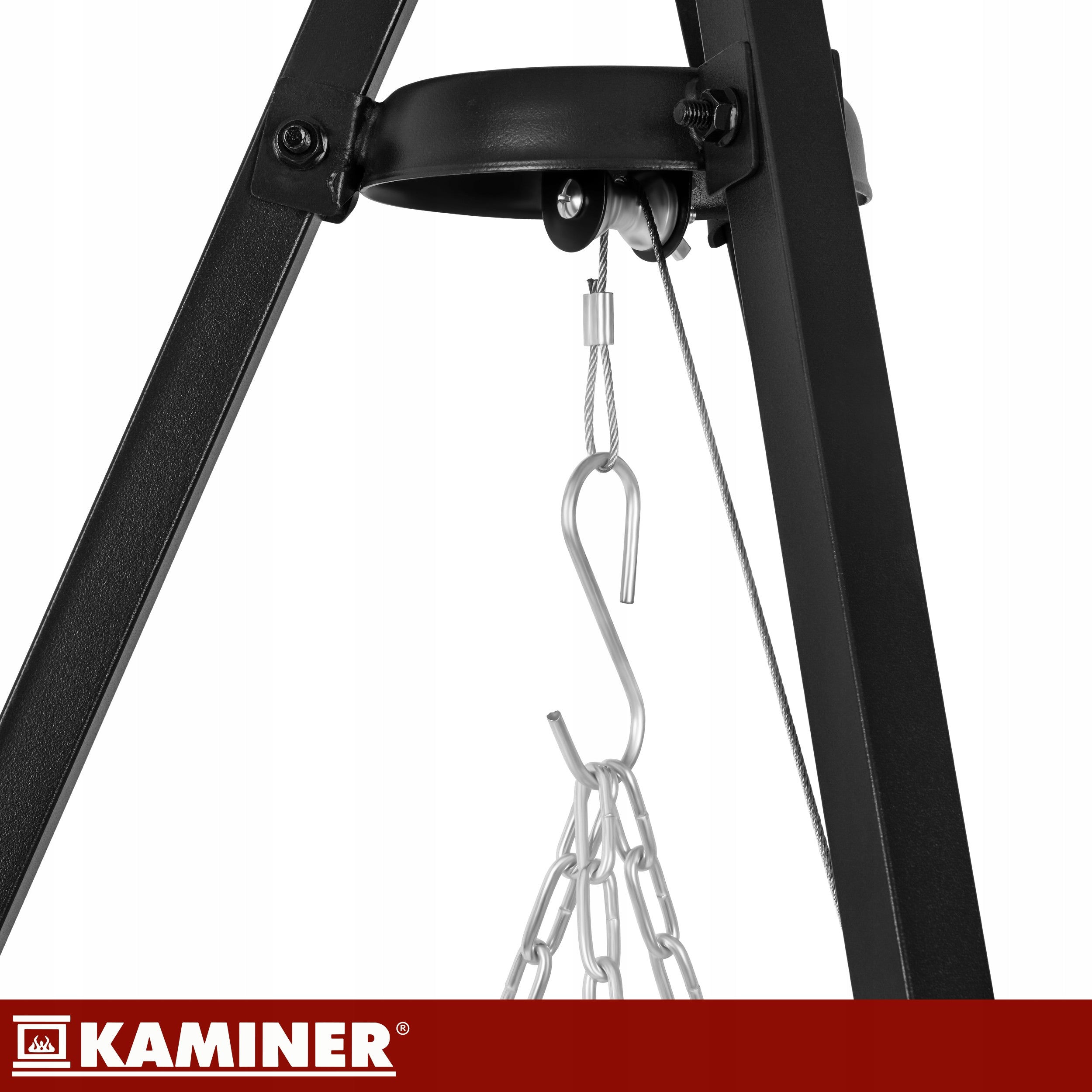 Tripod Grill with Garden Grate Hanging Grate 70 cm Fire Pit Stainless Packaging status original