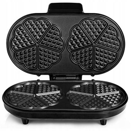 Tristar WF-2120 Waffle Maker, 1200W, 10 Heart-Shaped Waffles, Black Power rating 1200 W