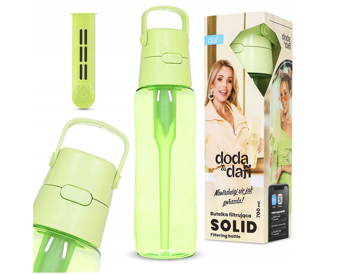 Tritan filter bottle Dafi SOLID 0,7l Pistachio DODA + filter