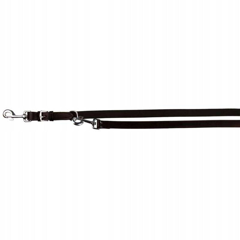 Trixie Active Leather Lanyard M-L: 2m/18mm black