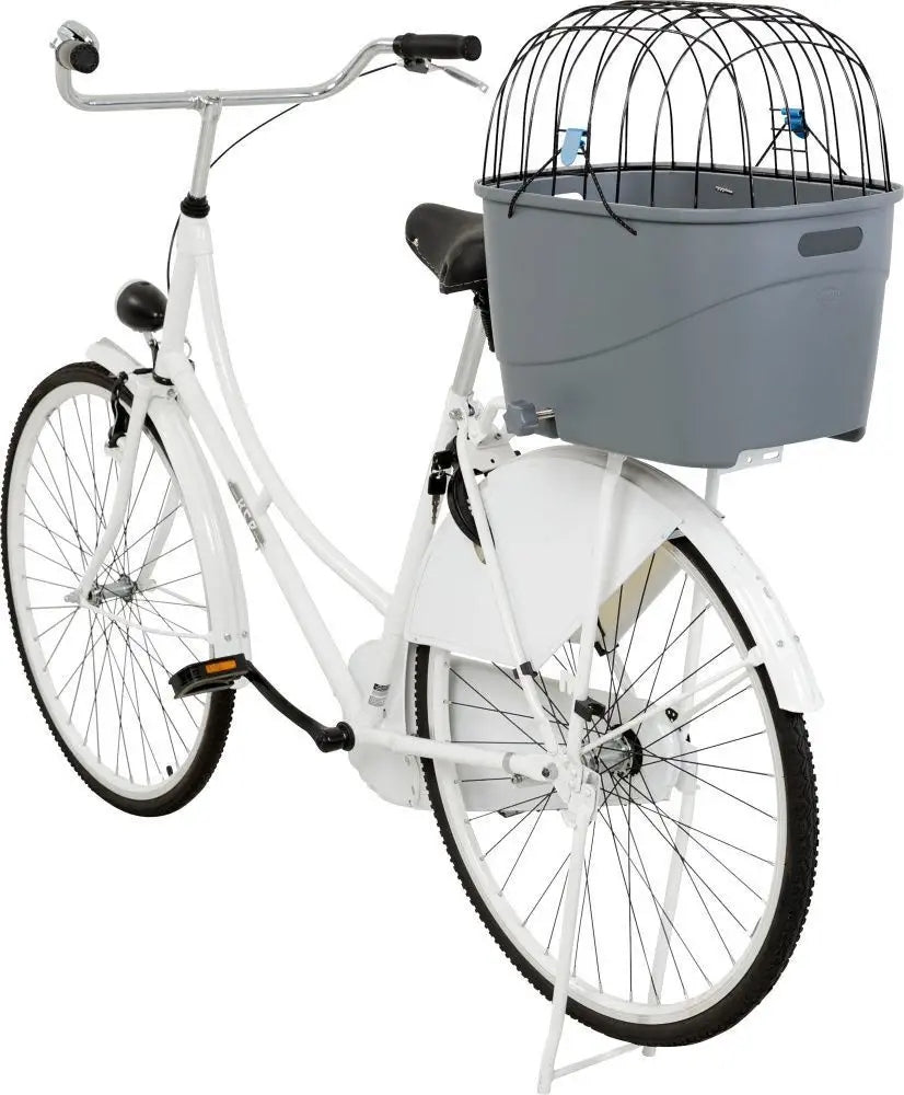 Trixie Bike rack basket, grey, 36 × 47 × 46 cm