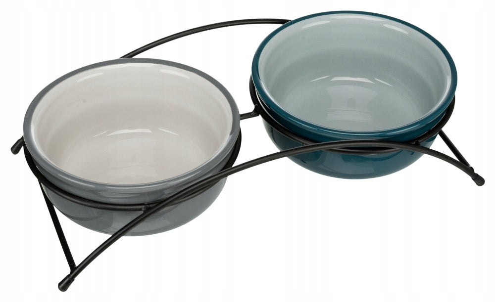 Trixie Ceramic/Metal Stand Bowl Set 1,6l 20cm Brand Trixie