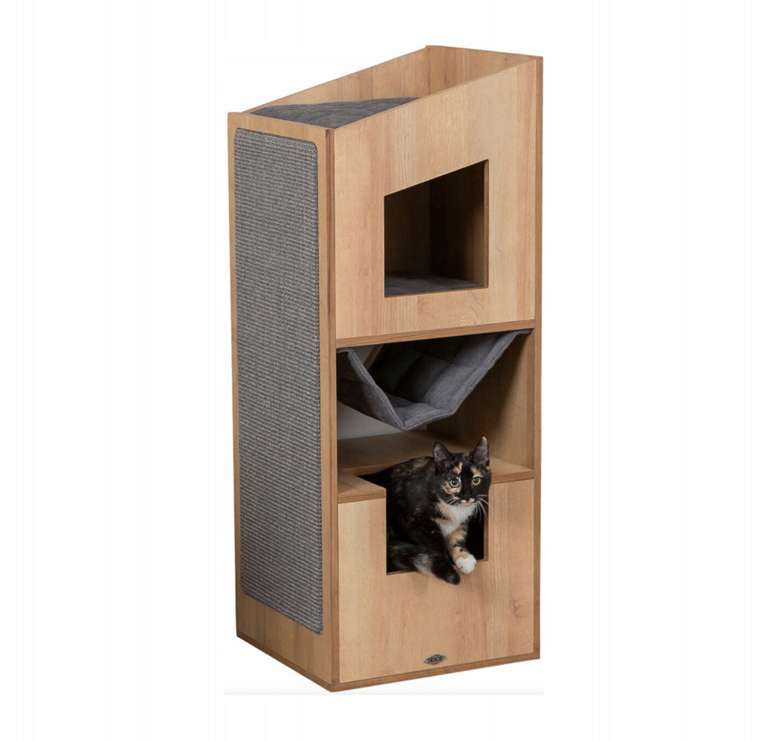 Trixie CityStyle, standing scratching post, for cat, brown grey, 105 cm Brand Trixie