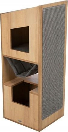 Trixie CityStyle, standing scratching post, for cat, brown grey, 105 cm Height (cm) 101 - 160 cm