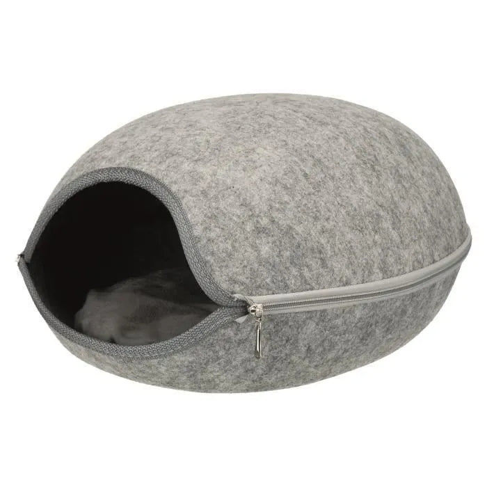 Trixie Dog Cat Bed Shades of Gray Oval 46 cm x 40 cm Length 46 cm
