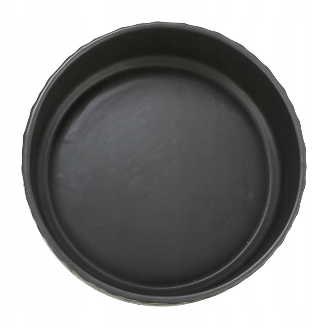 Trixie Durable Ceramic Bowl for Dog or Cat 0,4 l ⌀ 13 cm Black Brand Trixie