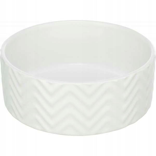 Trixie Durable Ceramic Dog or Cat Bowl White 0,9 l ⌀ 16 cm