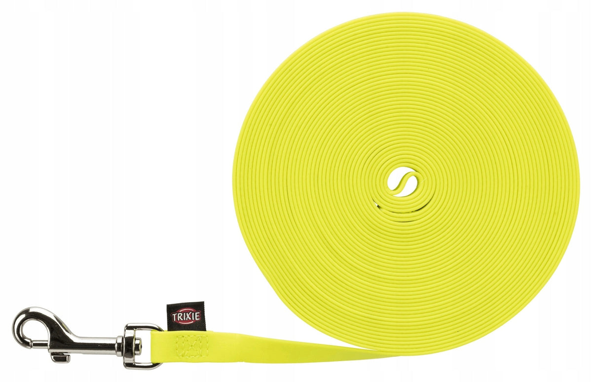 Trixie Easy Life Reflective Training Leash 10m 13mm Yellow Neon