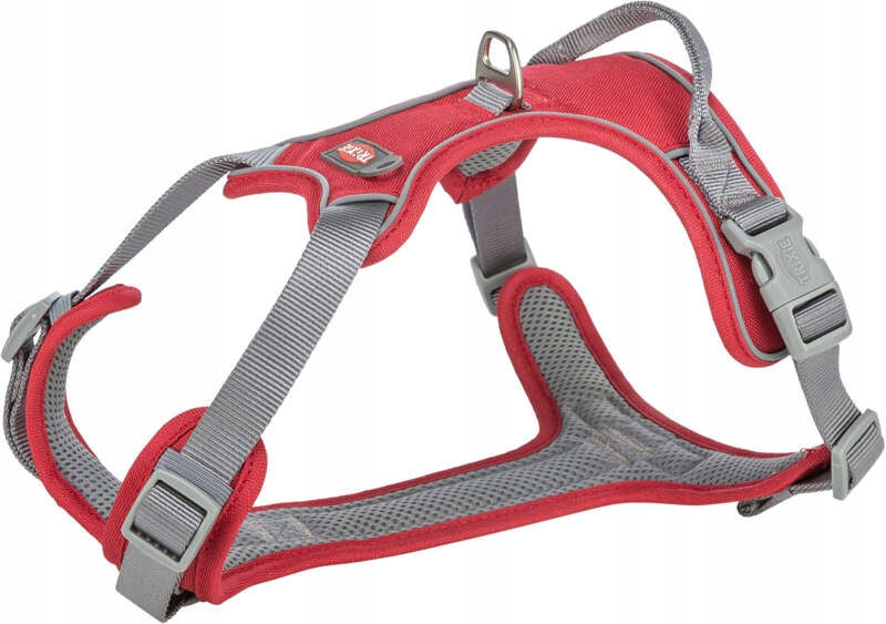 Trixie Harness Premium Active red S-M: 39-56cm/15mm