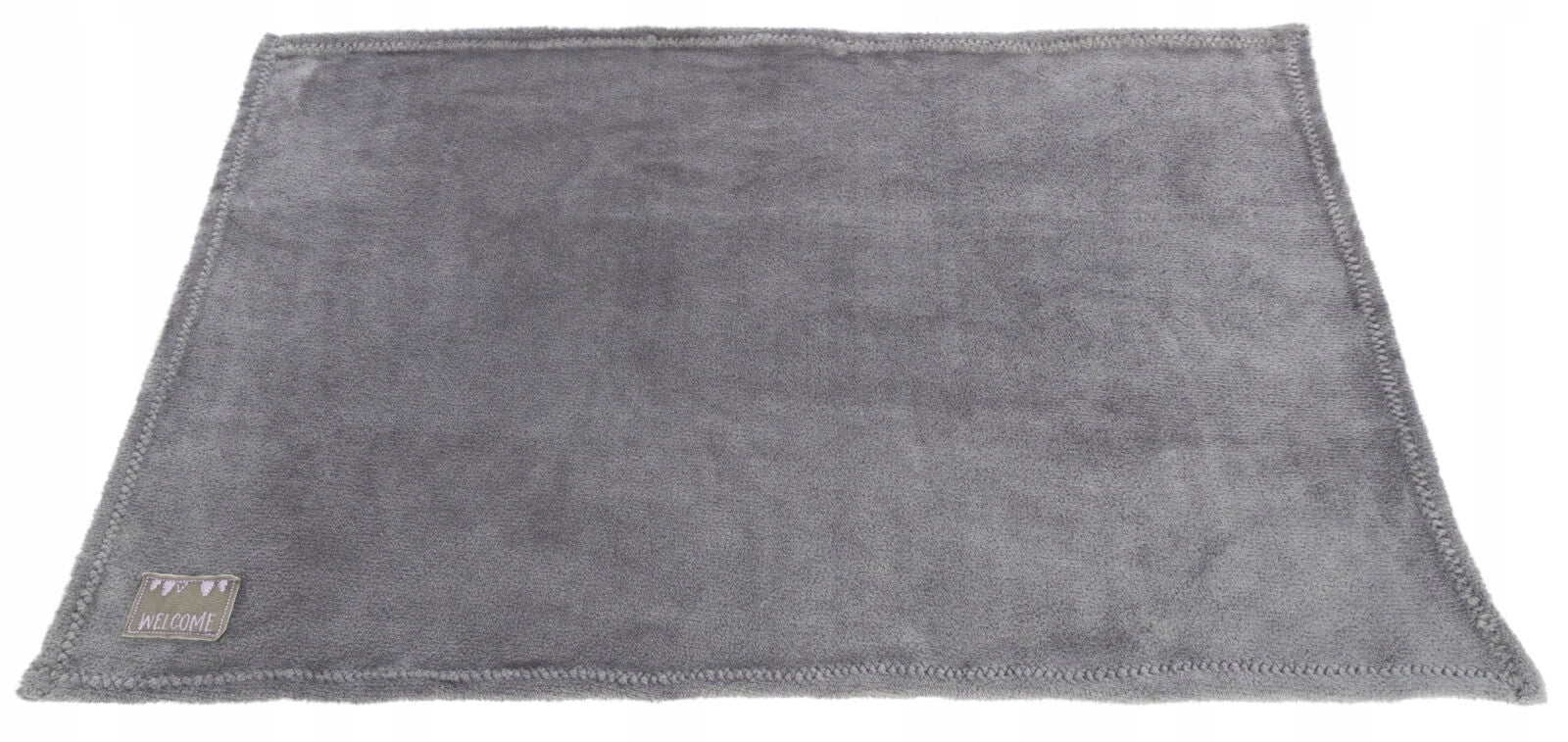 Trixie Junior Rabbit Set with Blanket, Plush, 75 x 50 cm, Grey/Lilac Shape rectangular