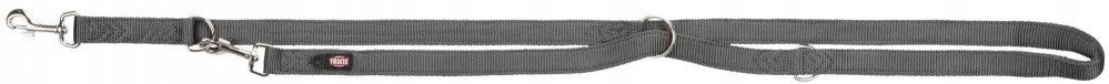 Trixie Premium Double Dog Leash Graphite XS