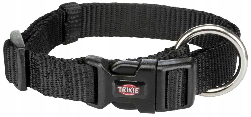 Trixie - Premium adjustable collar, nylon XS-S black