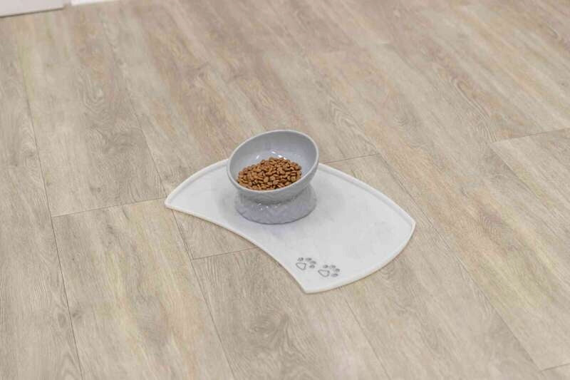 Trixie Raised bowl for dog ceramic grey 0.35l/17cm Device type single bowl