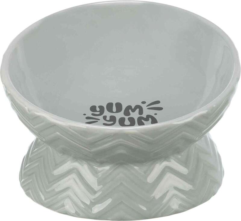 Trixie Raised bowl for dog ceramic grey 0.35l/17cm
