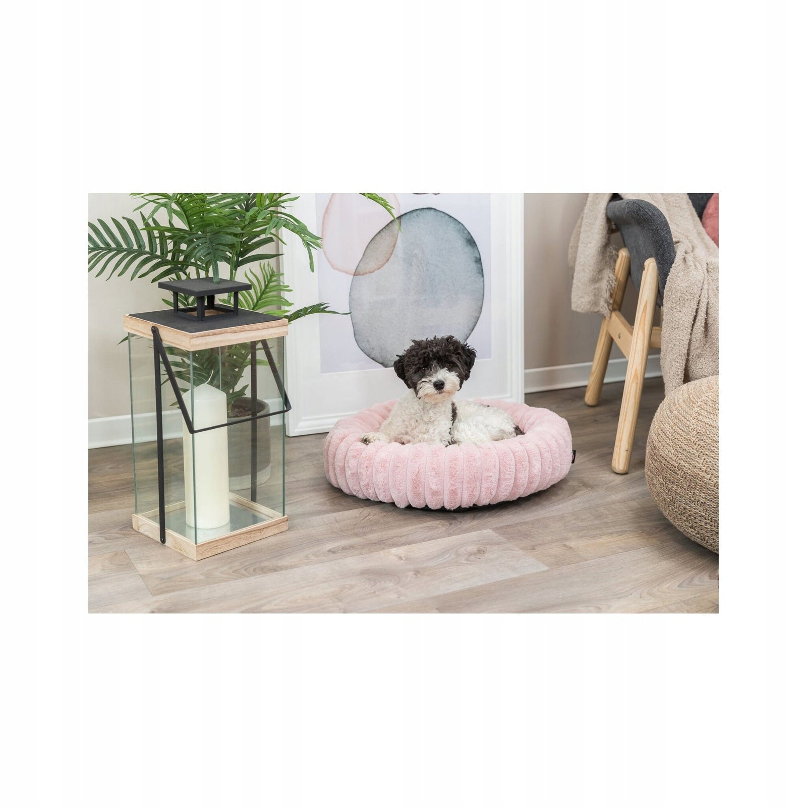Trixie dog bed Lonni oval pink by 50 cm Product width 50 cm