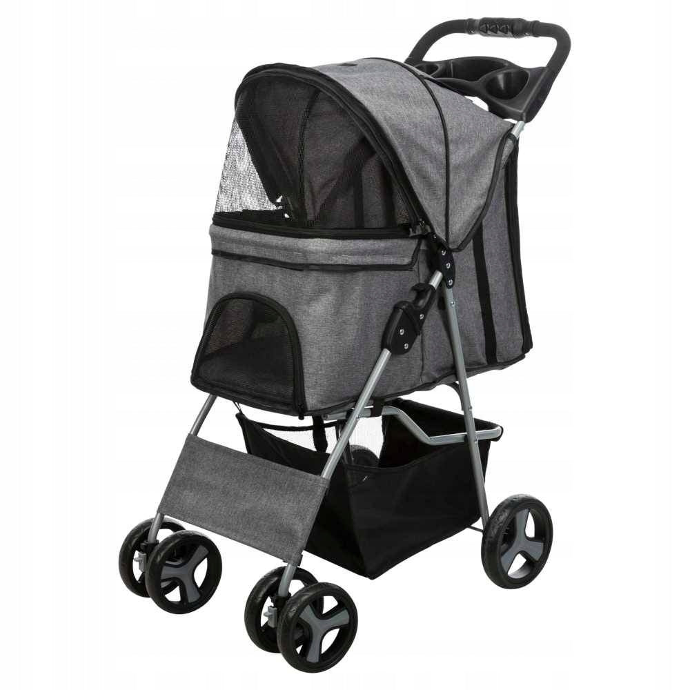 Trixie stroller transporter on wheels cat dog stroller up to 15 kg