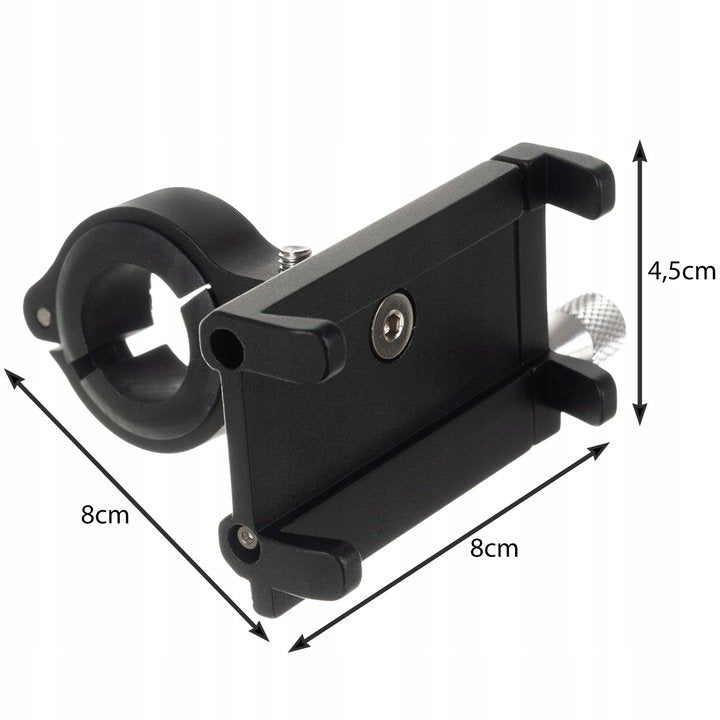 Trizand 18282 Držák na kolo na telefon ALU HQ černý Manufacturer code 18282 do Telefonu Rower Motocyklowy Guma