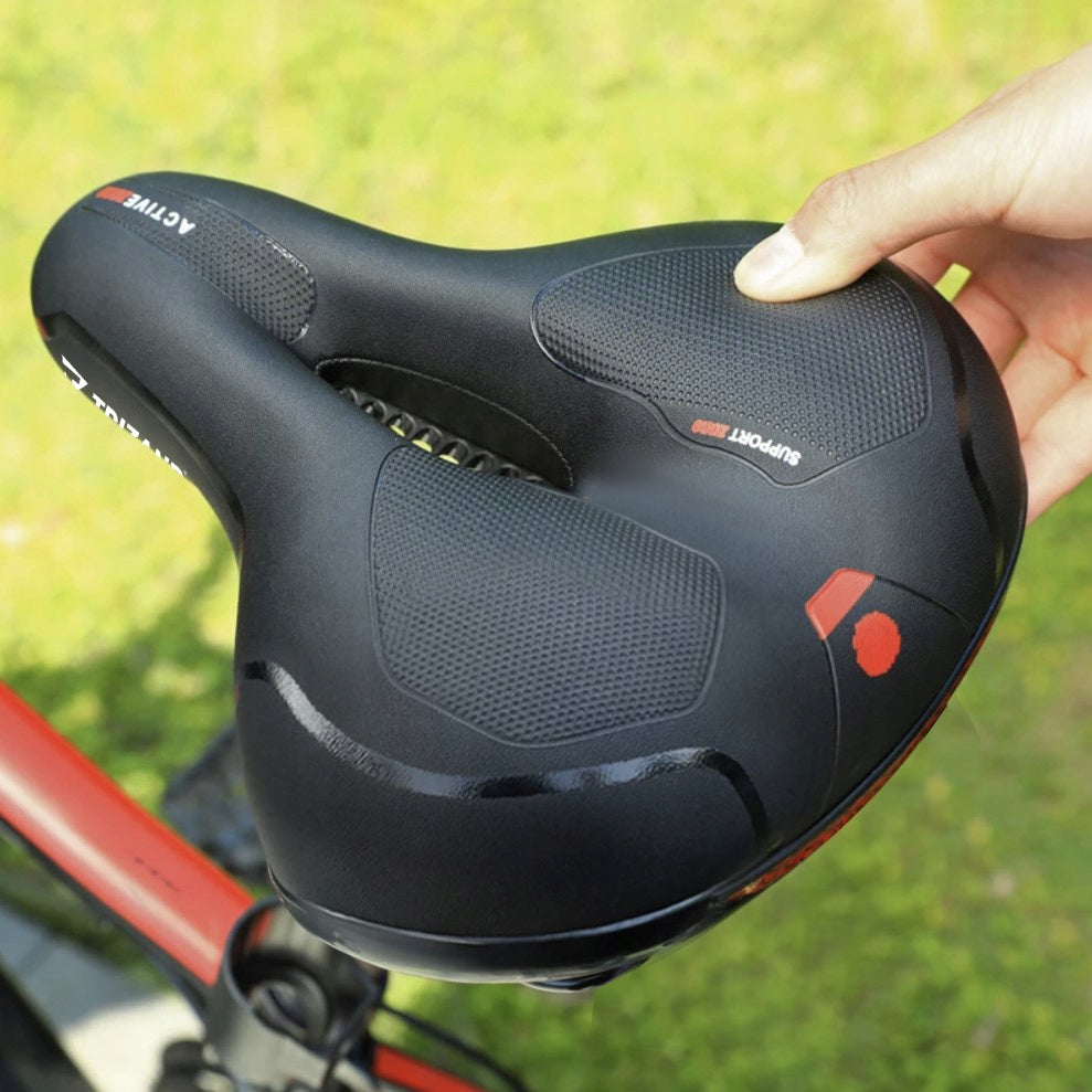 Trizand 200mm Suspension Bike Saddle with Soft Foam + Cover Brand Trizand