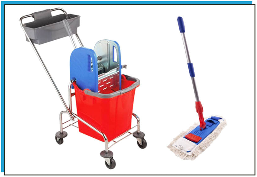 Trolley Cleaning Kit Integral + Mop 40cm Brand EASTMOP