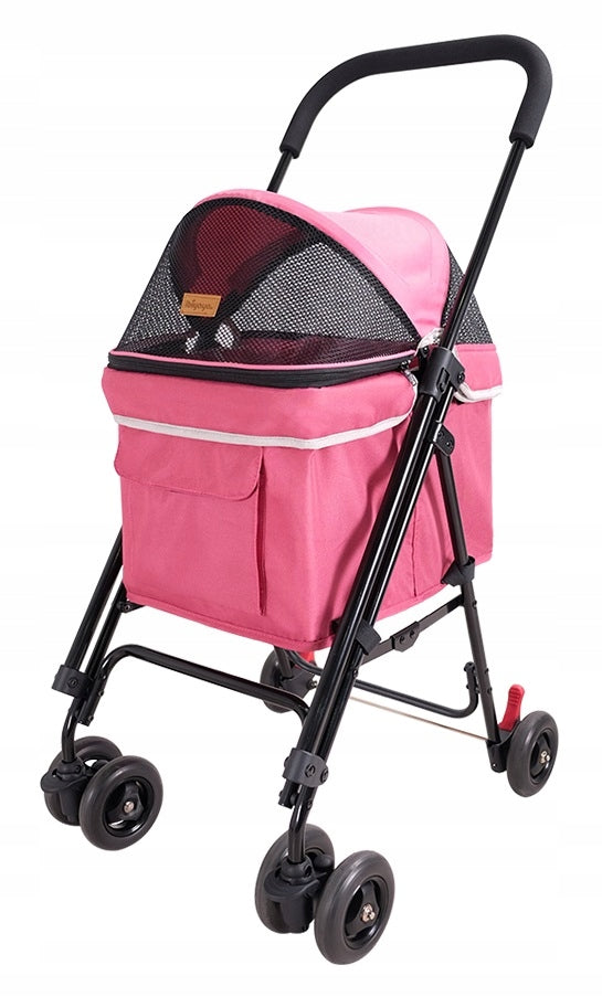 Trolley Folding Transporter Compact for CAT DOG Ibiyaya ASTRO GO Pink