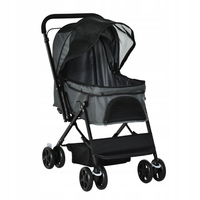 Trolley PawHut grey size. S/M 52 x 95 x 76 cm