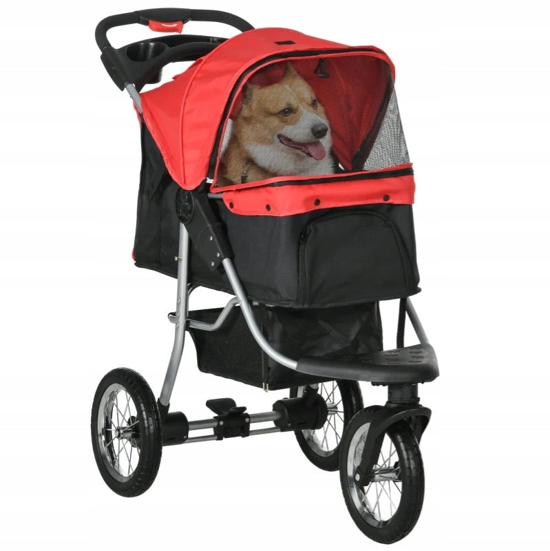 Trolley PawHut multicolor size. M 57 x 104,5 x 75 cm Maximum animal weight 15 kg