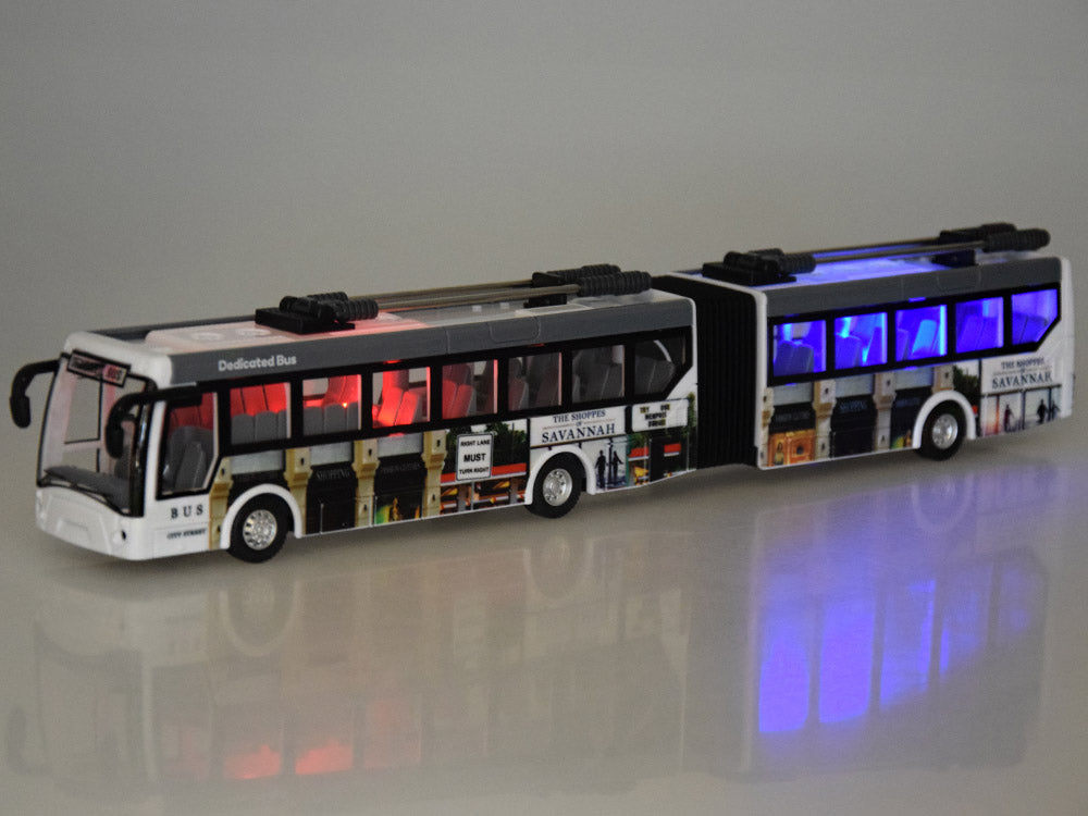 Trolleybus remote controlled on remote control 36 cm bus seats RC0673 EAN (GTIN) 5905258534954