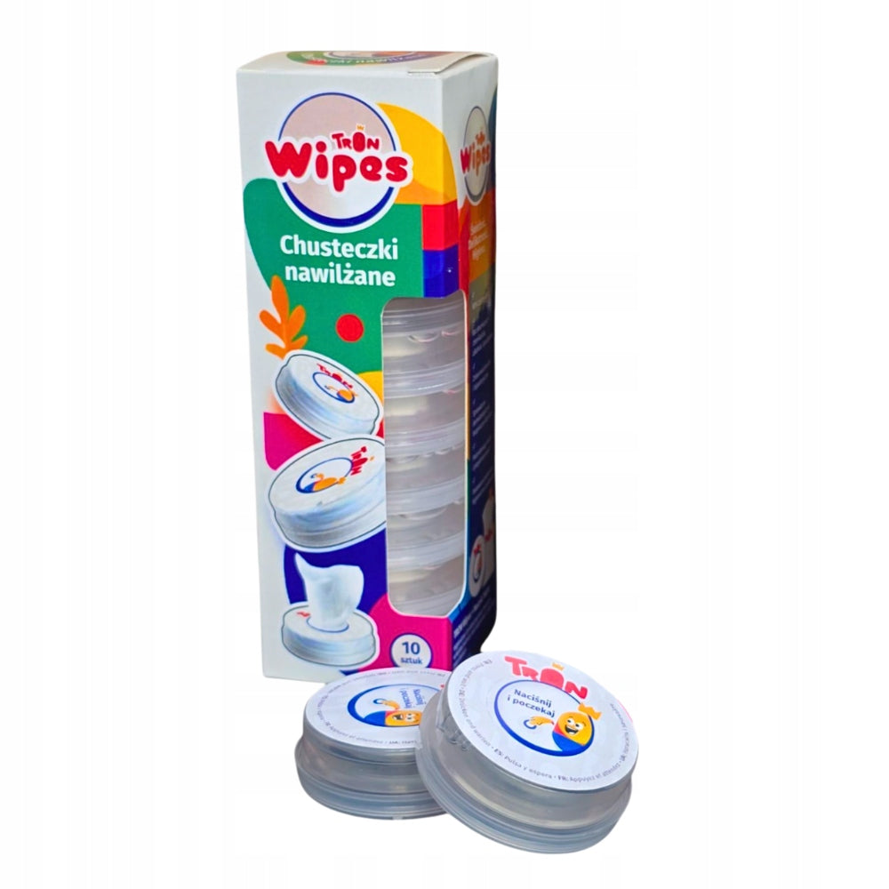 Tron, Wipes - wet wipes in capsules, 10 pcs.