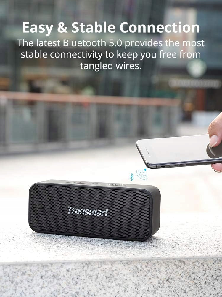 Tronsmart Element T2 Plus Speaker 20W Bluetooth 5.0 Waterproof IPX7 Model T2 Plus