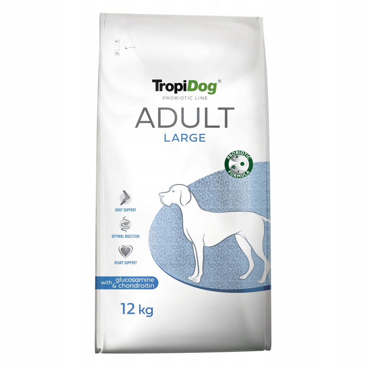 TropiDog Probiotic Dog Food with Probiotic Formula Adult Dog 12kg
