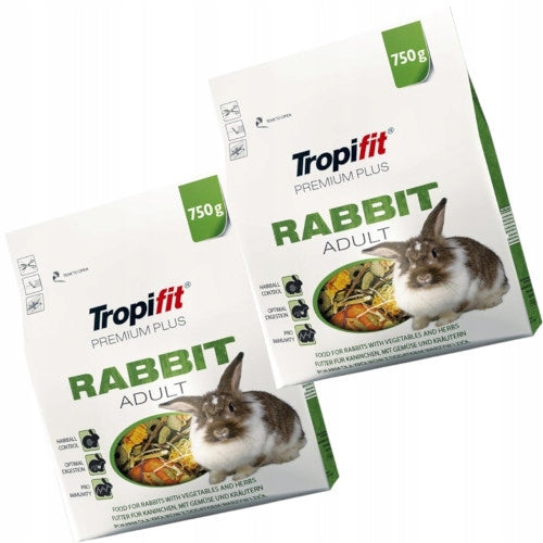 Tropifit Premium Plus - Rabbit Adult 2x750g