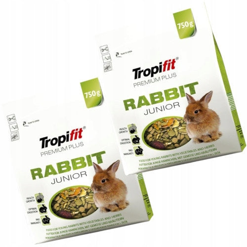 Tropifit Premium Plus Rabbit Junior rabbit food 2x750g