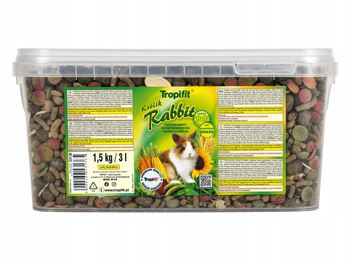 Tropifit Rabbit food for rabbit 1,5kg