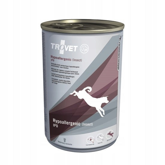 Trovet Hypoallergenic IPD Insect 400g Wet Dog Food With Insects