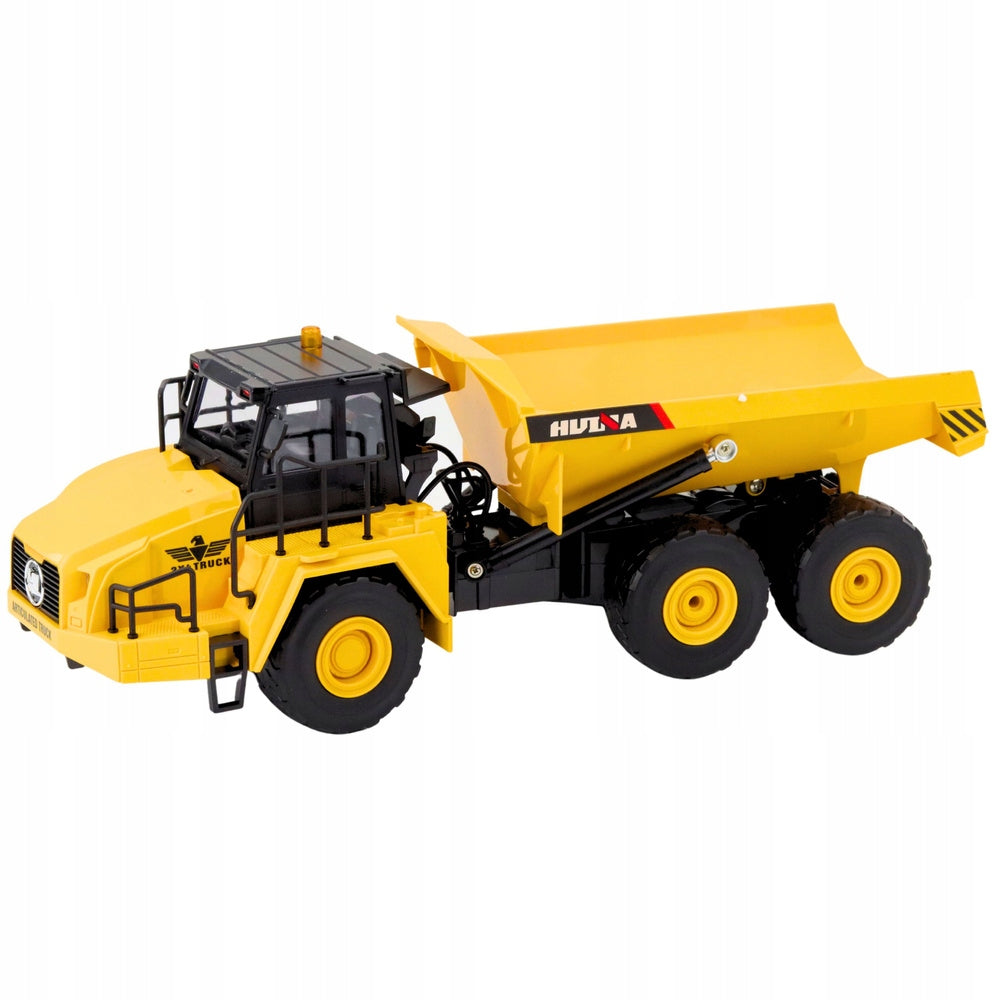 Truck Dump Truck Huina Remote Controlled RC 1553 Yellow 1:16 Huina Brand LEAN Toys