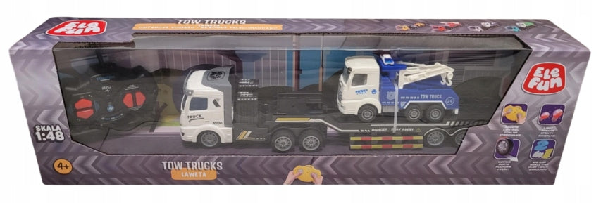 Truck tow truck R/C car remote control. tug toy for radio 35cm Packaging status original