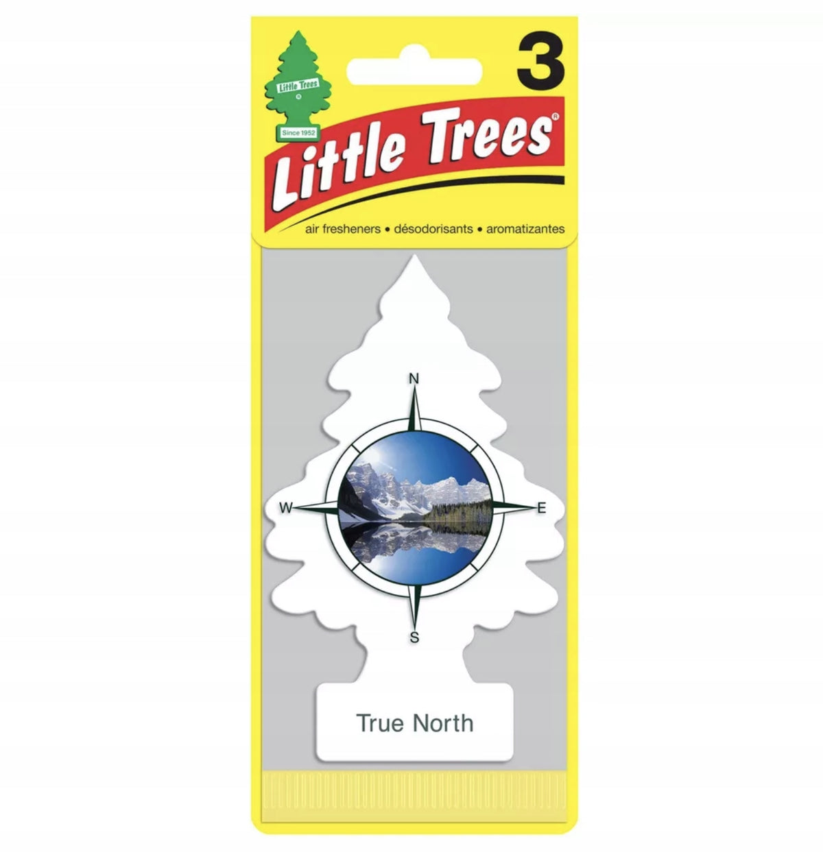 True North Little Trees 3PAK Car Scented Christmas Tree