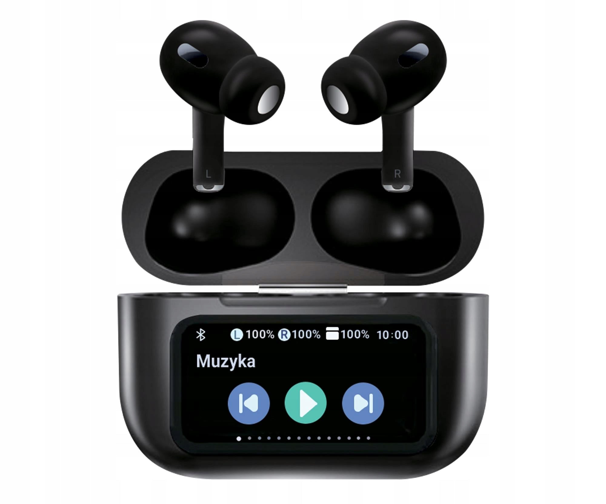 True Wireless Silver Monkey Smart Buds Pro Headphones black
