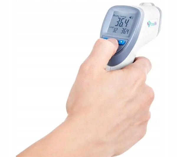 TrueLife Care Q7 Blue Battery-powered non-contact forehead thermometer Medical device no