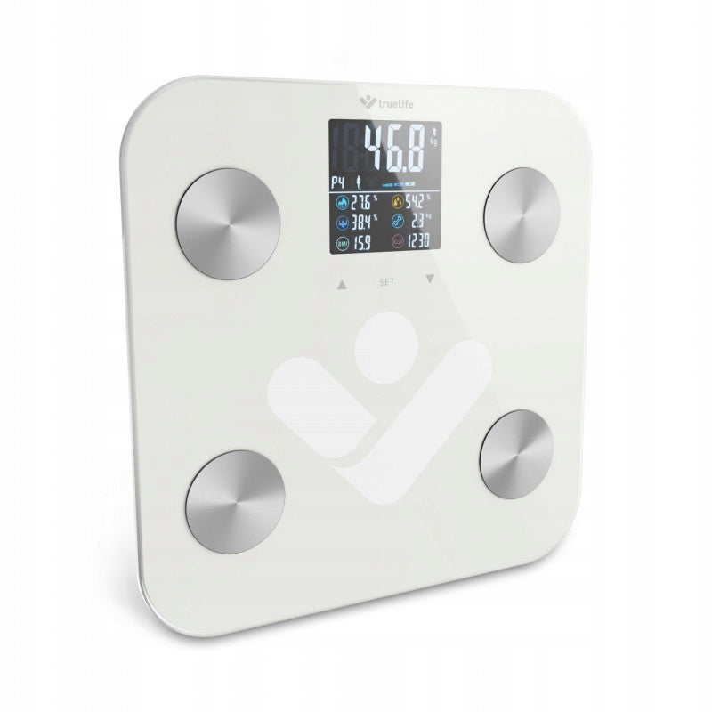 TrueLife Fitscale W6 BT Smart Analytical Scale (White)