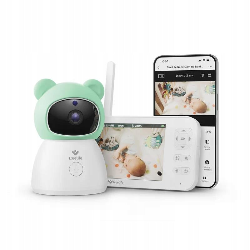 TrueLife NannyCam R6 Dual Smart - chůvička s LCD 5 palců