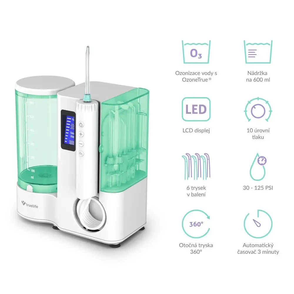 TrueLife Ústní sprcha AquaFloss Stacionární O300 Ozon Model O300