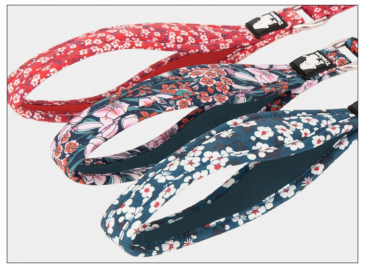 Truelove Dog Leash Navy Blue Poppy L Trade name MOCNA Smycz dla psa tradycyjna Truelove solidna i trwała buldog francuski jamnik mops pudel york