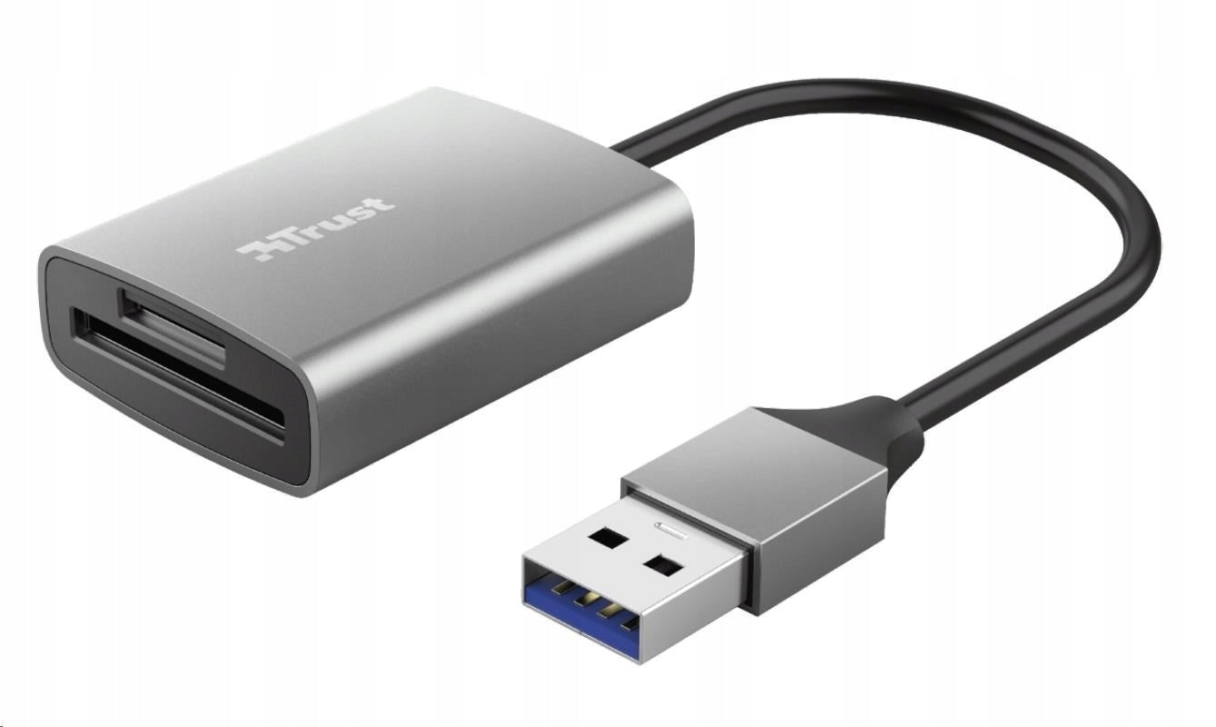 Trust 24135 memory card reader high speed USB 3.2 SD microSD Dalyx