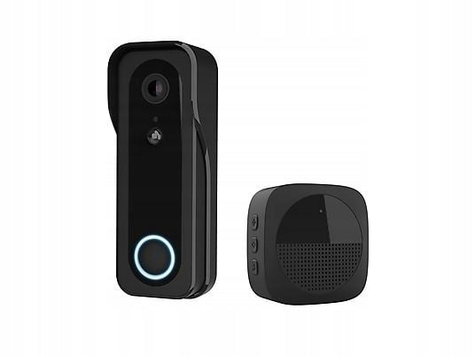 Trust 2K 3 MP Wi-Fi video intercom with gong black