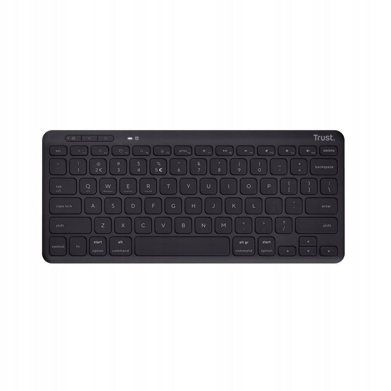 Trust Lyra Bluetooth / USB 2.4 GHz Wireless Membrane Keyboard Interface Bluetooth USB (Radio 2.4 GHz)