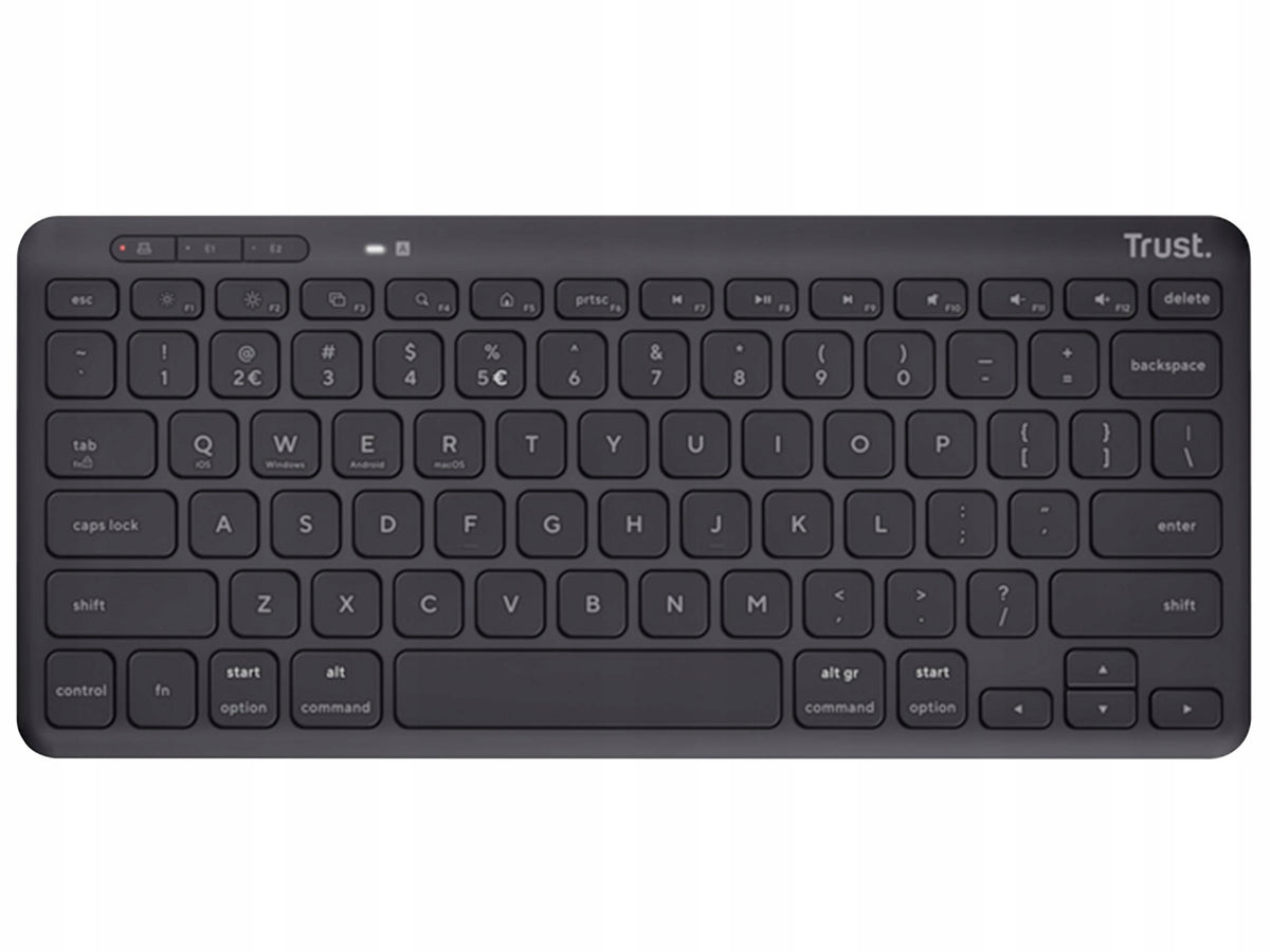 Trust Lyra Qwertz 85% Recycled Bluetooth Wireless Keyboard Manufacturer Trust