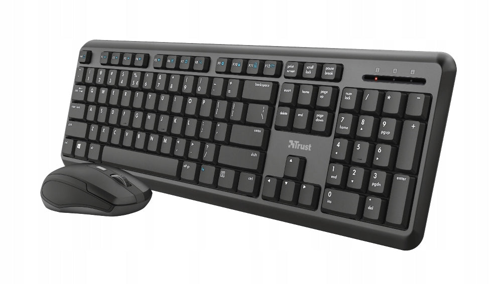 Trust ODY Wireless Silent Keyboard and Mouse Keyboard type membrane