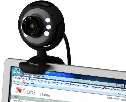 Trust Reflektor PRO Webcam with Microphone and LED Light Brand Trust