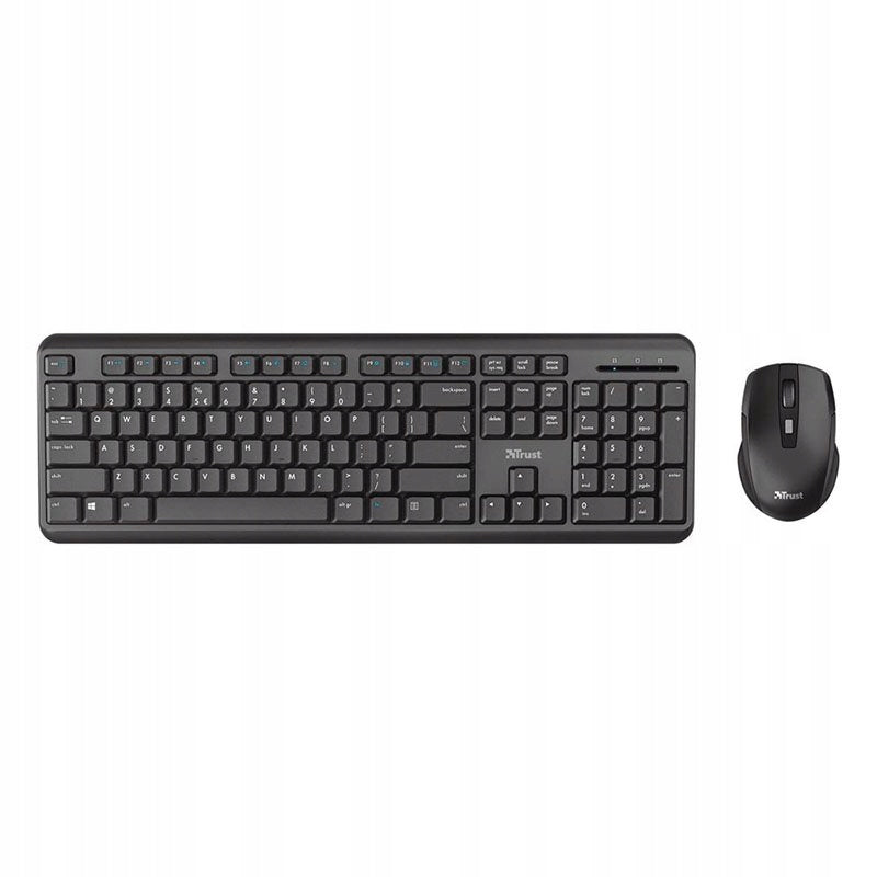 Trust TKM-350 - Keyboard and mouse set Color black